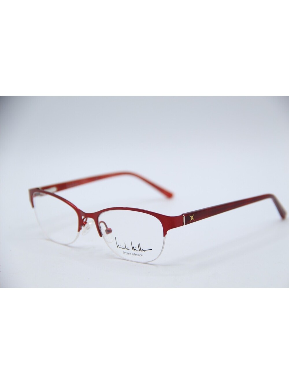 Nicole Miller Nmp703 C03 Burgundy Authentic Eyeglasses 47-16-125